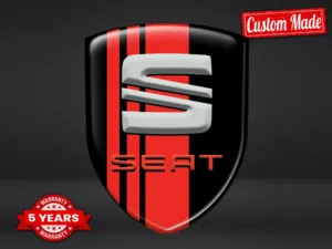 Seat Etiqueta Impermeable Premium Profesional Minimalista